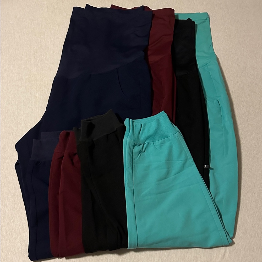 Set of 4 XXL Figs Maternity Zamora Joggers